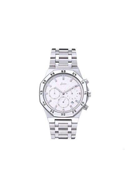 Cotier Couture men's steel watch in silver