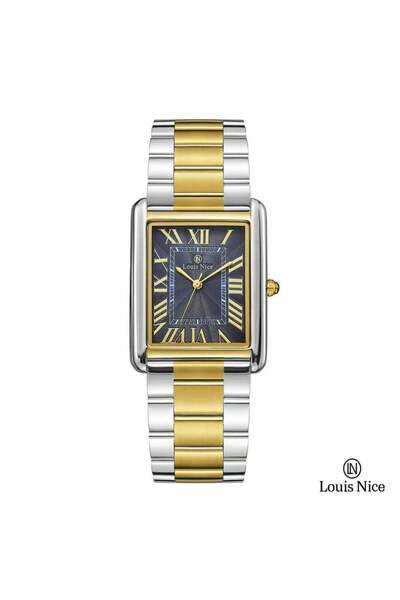 Louis Nice Louis Nice men's steel watch, silver and gold
