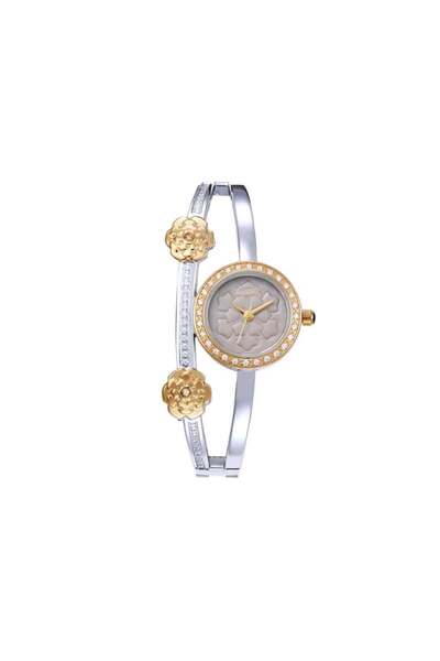 Cotier Couture women's watch with a silver and gold dial