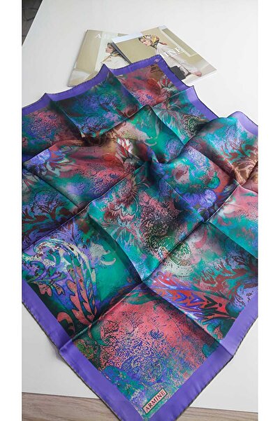 Armine Sura İpek Eşarp Nostalji Serisi 9041D