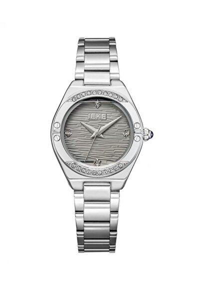 IEKE Women's silver steel watch