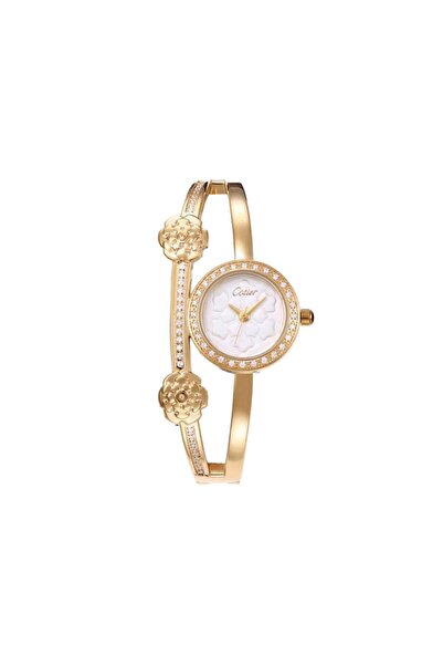 Cotier ساعة كوتـــير نسائية بنجرة باللون الذهبي