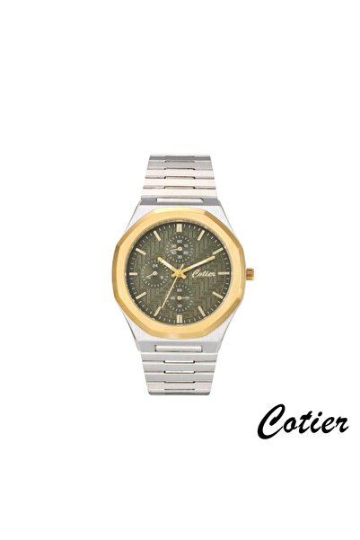 Cotier Men's Couture Steel Silver Watch