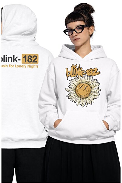 Fuddy Moda Unisex majica sa kapuljačom Blink-182 Sunflower Ense Štampano Sa k...