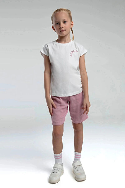 Rolypoly DEVOJČIČKI BERMUDSKI SET - Beli