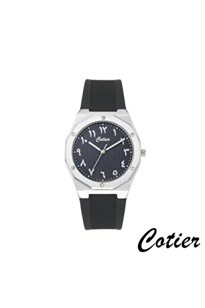 Cotier ساعة رجالية كوتير سيليكون رمادي
