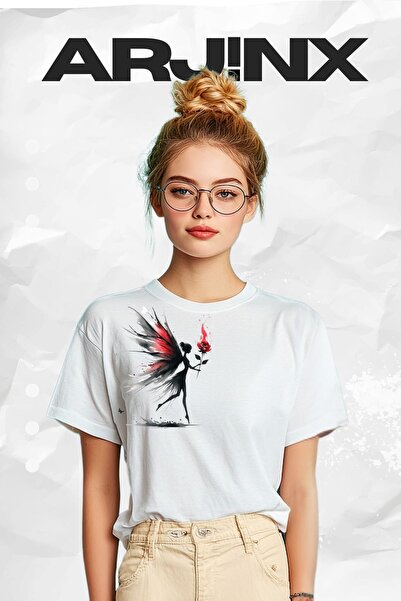 Yetişkin Kadın Baskılı Tişört