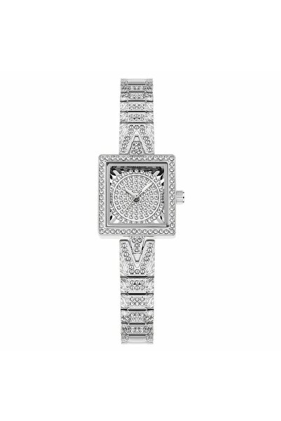 Louis Nice Women's evening watch, crystal steel, silver