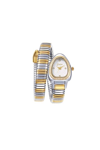 Cotier A delicate women's watch in silver and gold