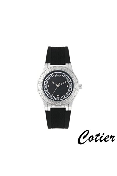 Cotier ساعة رجالية كوتير سيليكون اسود