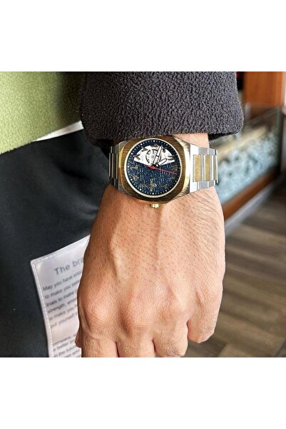 Louis Nice Louis Nice men's steel watch, silver and gold