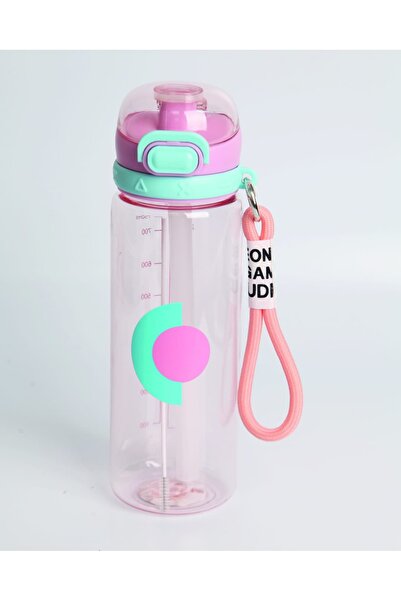 The Bottle Bentopia 750 ml Okul Su Matarası Pipetli ve Pipetsiz Kullanım