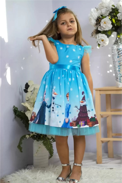 diamondstar Κοριτσίστικο Εορταστικό Φόρεμα Γάμου/Γενεθλίων 1/8 έτους