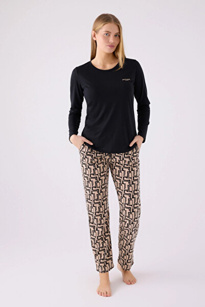 Pierre Cardin طقم مزدوج - أسود