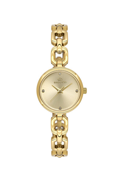 Bigotti ساعة رافيناتو ذهبية من الفولاذ المقاوم للصدأ للنساء BG.1.10654-5