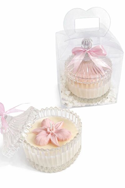 OEM Lumanare din ceara de soia parfumata handmade in bomboniera de sticla,mir...