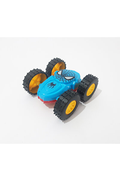 renkli çiçekler Toy Car Plastic Car with Double-Sided Moving Figures