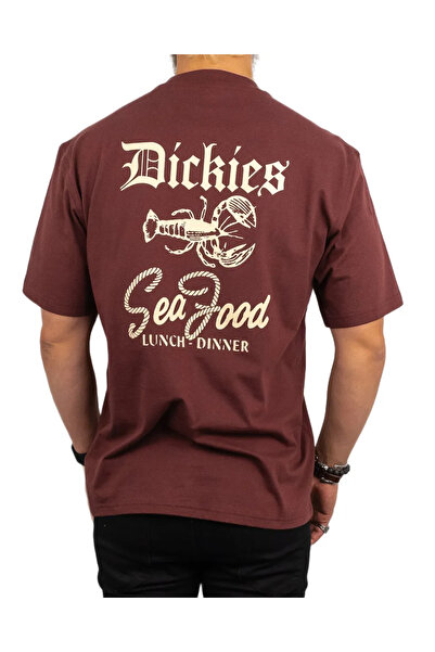 Dickies Seafood Diner Burgundy T-Shirt