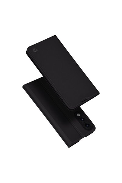 Techsuit Калъф-книга Magskin за Samsung Galaxy S25 Edge, черен