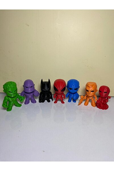 smilechild Super Heroes 7 Colorful Set 5-7 cm