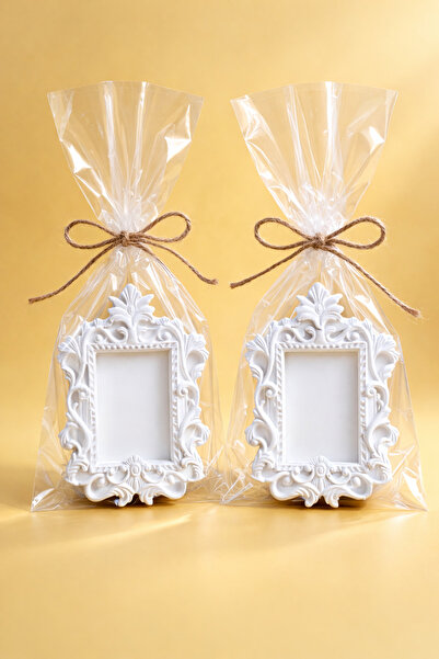 Tilekey Seramik Taş Tozu ROKOKO Vintage Dekoratif Çerçeve 2’li Set