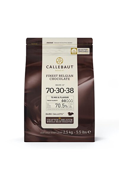 Barry Callebaut Callebaut ciocolata neagra 70.5% premium fulgi dropsuri cioco...