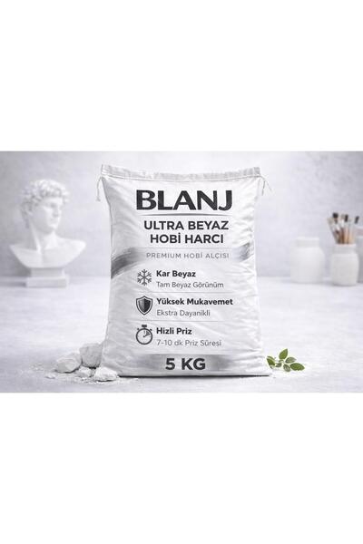 BLANJ Ultra Beyaz Hobi Harcı Premium | Kar Beyaz | Yüksek Mukavemet | Hızlı P...