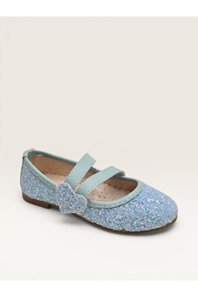 BEYAZ BEBE Girl's Orthopedic Glitter Ballerinas