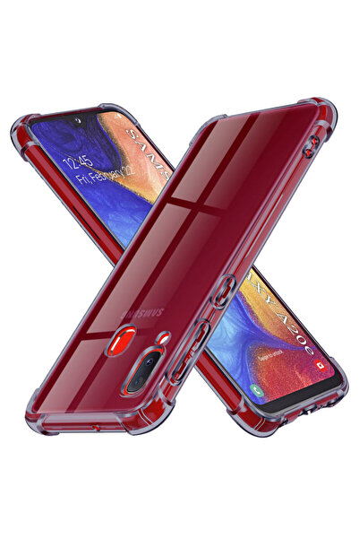 Techsuit Carcasă din silicon transparentă rezistentă la șocuri pentru Samsung...