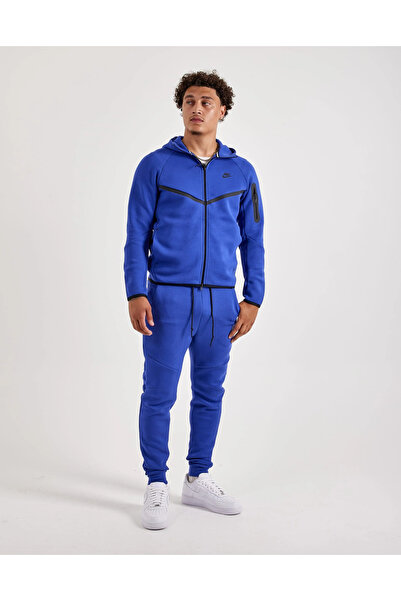 Nike Tech Fleece Fz Windrunner Hoodie Men's Navy Blue Sweatshirt Hv0949 539