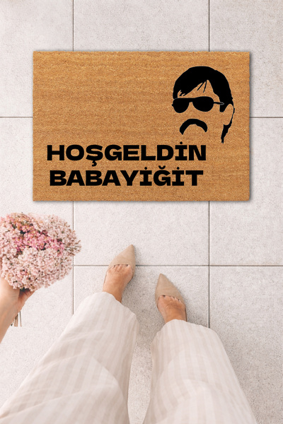 MatsUp Koko Kapı Önü Hoş Geldin Babayiğit Baskılı Paspas