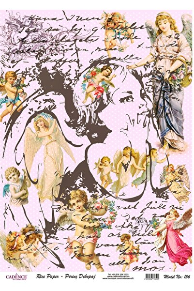 Cadence Brass Decorative Paper 29X42Cm No:Cd156