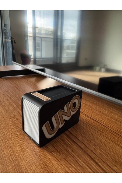 CHARM3D Uno Compatible Card Storage Box – Card Box with Sliding Lid / Game Card Organizer