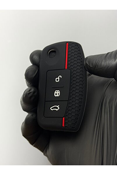 Mavi Keys غطاء حماية لمفتاح السيارة ذو 3 أزرار بنمط قرص العسل لسيارات فورد فو...