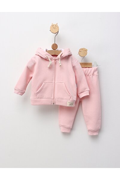 MiniKids Sporty padded tracksuit pink model 74 (6-9 months)