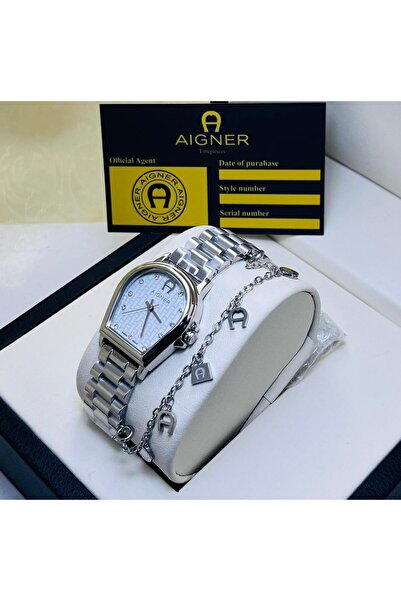 Aigner iساعة اقنر فاشن النسائية مع الملحقات