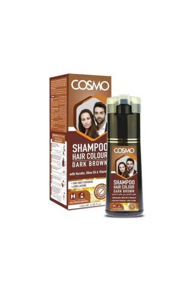 Cosmo Dark Brown Hair Dye Shampoo 180ml