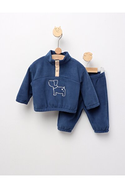 MiniKids Σετ Victor για σκύλους από χοντρό Φλις , μπλε 92 (18-24 μηνών)