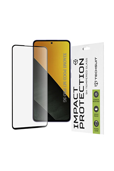 Techsuit Folie de sticlă pentru Xiaomi Poco M7 Pro 5G 111D, acoperire complet...