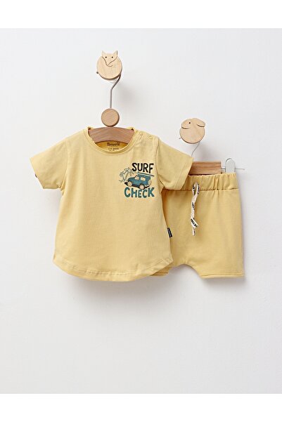 MiniKids Summer set, Surf Check, yellow 92(18-24 months)