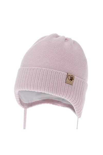 MiniKids Caciula Dari lana Merinos roz pal 40-42