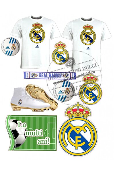 Decoratiuni Dulci Imagine comestibila real madrid - Decupat