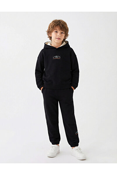 MiniKids Trust The Seeds padded tracksuit, black 140 (9-10 years)