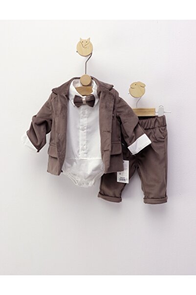 MiniKids Elegant suit, Aramis, dark grey 68 (3-6 months)