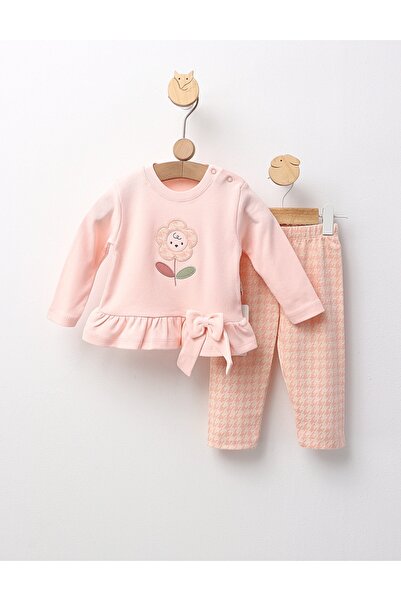 MiniKids Costumas Cute Flower, model corai 86 (12-18 luni)