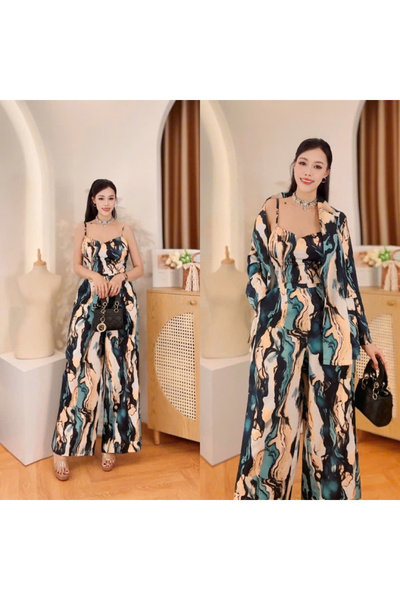 Gorgeousyang Trends 3-Piece Blazer Set