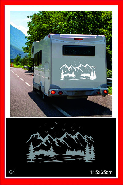 EYBA STİCKER ملصق طيور الغابة الجبلية 115×65 سم قطعة واحدة