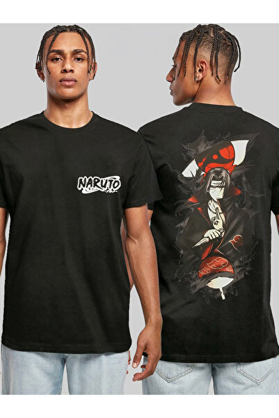Gadali Unisex Naruto Akatsuki Itachi Uchiha Crows Printed Tshirt
