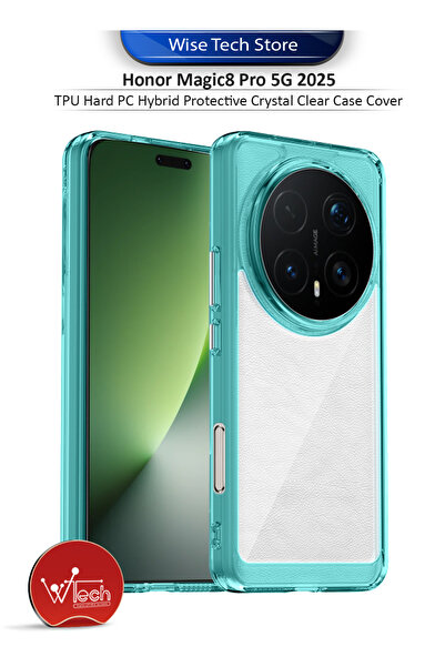 Wtech Honor Magic8 Pro 5G 2025 TPU Hard PC Hybrid Protective Crystal Clear Ca...