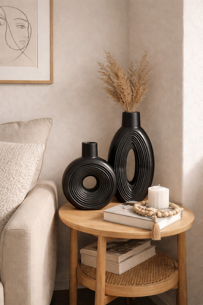 DEREN Decorative Nordic Large Vase Set of 2 Gift Accessories Home Living Deco...
